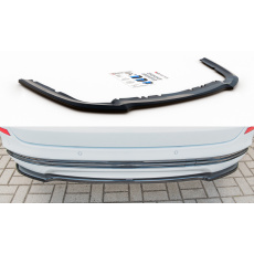 Maxton Design středový spoiler zadního nárazníku pro Ford Mondeo Mk5 Facelift, Carbon-Look