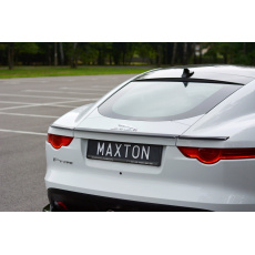 Maxton Design prodloužení spoileru pro Jaguar F-type Mk1, černý lesklý plast ABS