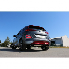 Fox Sportauspuff koncový tlumič výfuku s koncovkou 160x90 Typ 38 na obou stranách pro Hyundai Kona 2WD 2019- s motorem 1.6