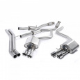 Milltek Sport výfukový systém cat-back bez rezonátoru (hlasitější) pro Audi S8 D4 4.0 TFSI quattro Tiptronic 2013-2018, typ koncovek: GT-100 leštěné