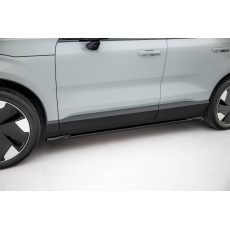 Maxton Design difuzory pod boční prahy pro Volvo EX30 Mk1, černý lesklý plast ABS