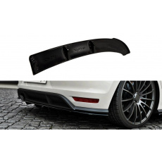 Maxton Design spoiler pod zadní nárazník pro Volkswagen Polo GTI Mk5 Facelift, černý lesklý plast ABS, s žebrováním Maxton Design spoiler pod zadní nárazník pro Volkswagen Polo GTI Mk5 Facelift, černý lesklý plast ABS, s žebrováním