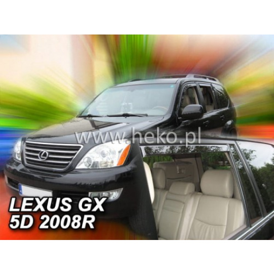 HEKO ofuky oken Lexus GX 5D (2004-2009) přední + zadní