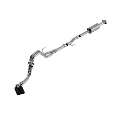 Borla Cat-Back výfukový systém "S-Type" pro Ford F-150 2,7l/3,5l V6 s aut. převodovkou, 4-dvéř., 2WD/4WD, CC/SHB (5' 7"), EC/SB (6' 7") s rozvorem 145,4", r.v. 2021-, typ koncovek: černé