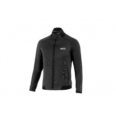 Sparco sportovní lehký svetr na zip s kapucí, barva: černá, velikost: XXL Sparco sportovní lehký svetr na zip s kapucí, barva: černá, velikost: XXL