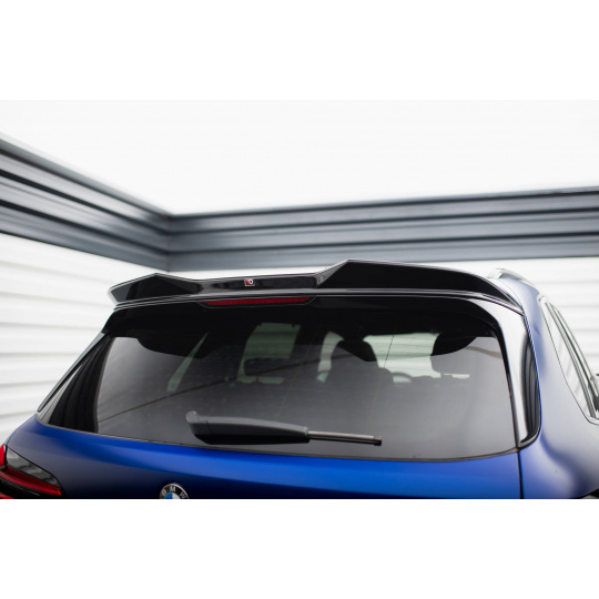 Maxton Design prodloužení spoileru 3d pro BMW X5 G05 Facelift, černý lesklý plast ABS