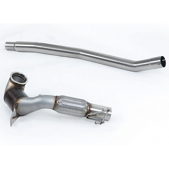Milltek Sport downpipe a Hi-Flow sportovní katalyzátor V2 Large Bore Downpipe with 200CPSI Race Cat (104mm to 80mm) pro Volkswagen Arteon 2.0TSI 280PS 4Motion (North American bez klapek/Downturn Tips) 2022-2024, pouze s OE Cat Back výfukem Milltek Sport downpipe a Hi-Flow sportovní katalyzátor V2 Large Bore Downpipe with 200CPSI Race Cat (104mm to 80mm) pro Volkswagen Arteon 2.0TSI 280PS 4Motion (North American bez klapek/Downturn Tips) 2022-2024, pouze s OE Cat Back výfukem