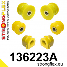 136223A: Strongflex Sada silentbloků předního zavěšení varianta SPORT 136223A: Strongflex Sada silentbloků předního zavěšení varianta SPORT
