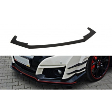 Maxton Design "Racing" spoiler pod přední nárazník ver.1 pro Honda Civic Mk9 Type-S/R, plast ABS bez povrchové úpravy