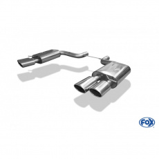 Fox Sportauspuff koncový tlumič výfuku s koncovkou 2x115x85 Typ 32 na obou stranách pro Audi S8 4E s motorem 5.2
