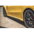 Maxton Design difuzory pod boční prahy pro Mercedes třída A W177 45 AMG, černý lesklý plast ABS
