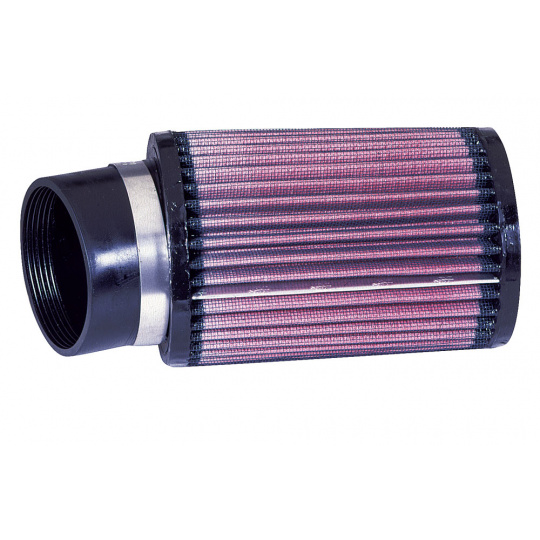 K&N univerzální kulatý filtr se vstupem 70 mm a výškou 152 mm, gumový vrchlík