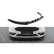 Maxton Design spoiler pod přední nárazník pro Ford Mondeo Mk5 Facelift, černý lesklý plast ABS