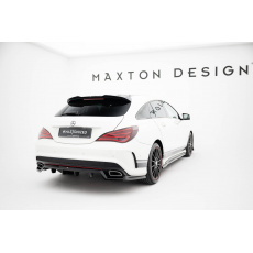 Maxton Design spoiler pod zadní nárazník s žebrováním pro Mercedes CLA C 117/AMG-Line, černý lesklý plast ABS, Coupe / Shooting Brake Maxton Design spoiler pod zadní nárazník s žebrováním pro Mercedes CLA C 117/AMG-Line, černý lesklý plast ABS, Coupe / Shooting Brake