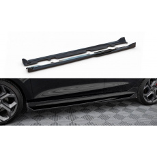 Maxton Design difuzory pod boční prahy ver.4 pro Ford Fiesta ST Mk8, černý lesklý plast ABS Maxton Design difuzory pod boční prahy ver.4 pro Ford Fiesta ST Mk8, černý lesklý plast ABS