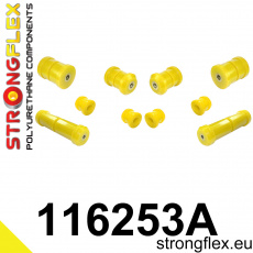 116253A: Strongflex Sada silentbloků předního zavěšení varianta SPORT 116253A: Strongflex Sada silentbloků předního zavěšení varianta SPORT