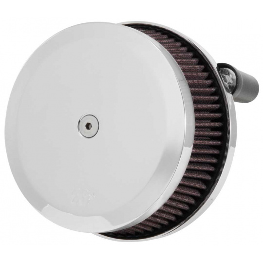 K&N Street Metal sportovní kit sání pro HARLEY DAVIDSON XL1200CX Roadster 74 CI 2017-2020 chromový vrchlík, výška: 57 mm