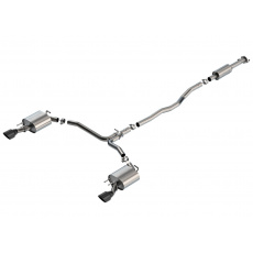 Borla Cat-Back výfukový systém "S-Type" pro Toyota Camry TRD 3.5L V6, automat, FWD, r.v. 2020-2024, typ koncovek: černé