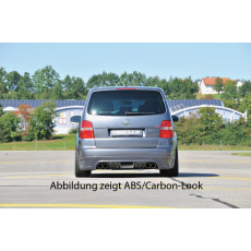 Rieger spoiler pod zadní nárazník pro Volkswagen Touran 1T van r.v. 03/03-10/06, plast ABS bez povrchové úpravy