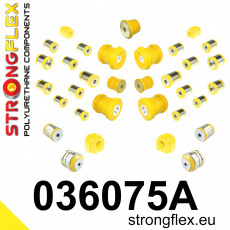 036075A: Strongflex Kompletní sada silentbloků pro zavěšení varianta SPORT 036075A: Strongflex Kompletní sada silentbloků pro zavěšení varianta SPORT