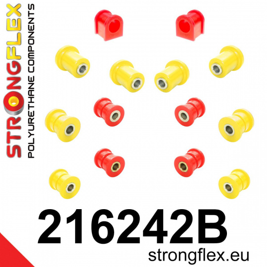 216242B: Strongflex Sada silentbloků zadního zavěšení