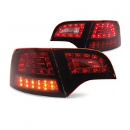 Zadní světla Audi A4 Avant B7 (04-08) s LED - tmavě červená