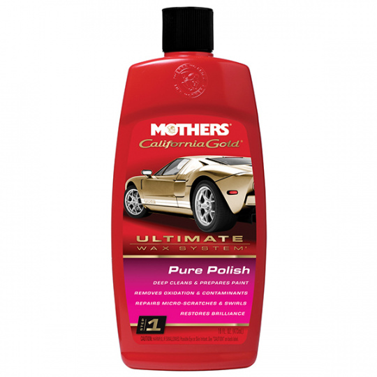 Mothers California Gold Pure Polish - čistící leštěnka, 473 ml (krok 1)