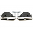 TA Technix koncovky pro Mercedes C (W205/S205/C205/A205, 2014-2023) v chromovém provedení