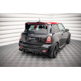 Maxton Design vložka zadního nárazníku pro Mini Cooper R56 JCW, černý lesklý plast ABS