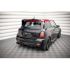 Maxton Design vložka zadního nárazníku pro Mini Cooper R56 JCW, černý lesklý plast ABS Maxton Design vložka zadního nárazníku pro Mini Cooper R56 JCW, černý lesklý plast ABS