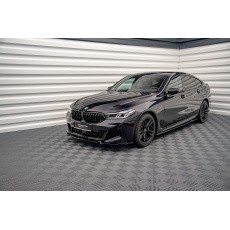 Maxton Design spoiler pod přední nárazník pro BMW řada 6 GT G32, černý lesklý plast ABS, Facelift