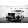 Maxton Design spoiler pod přední nárazník ver.2 pro BMW X4 M F98, černý lesklý plast ABS