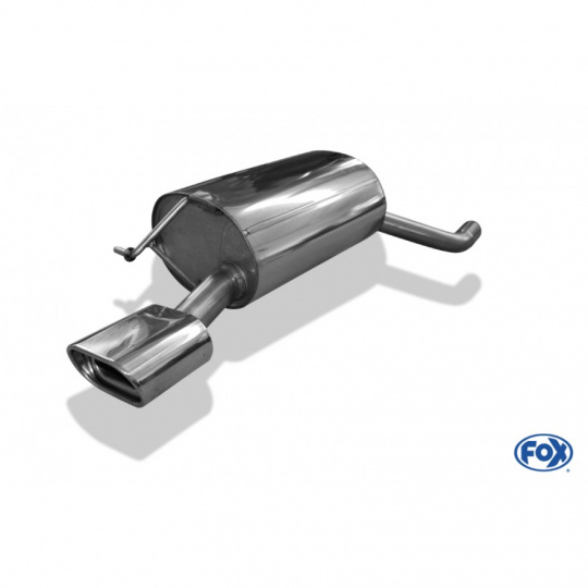Fox Sportauspuff koncový tlumič výfuku s koncovkou 135x80 Typ 53 pro Volkswagen Bora 4-Motion 1998-2005 s motorem 2.3 Fox Sportauspuff koncový tlumič výfuku s koncovkou 135x80 Typ 53 pro Volkswagen Bora 4-Motion 1998-2005 s motorem 2.3