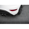 Maxton Design boční difuzory pod zadní nárazník ver.3 pro Ford Fiesta ST Mk7 Facelift, černý lesklý plast ABS