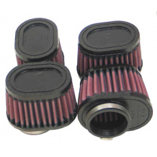 K&N sada univerzálních filtrů se vstupem 51 mm a výškou 70 mm, gumový vrchlík, 4 vzduchové filtry K&N sada univerzálních filtrů se vstupem 51 mm a výškou 70 mm, gumový vrchlík, 4 vzduchové filtry