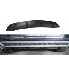 Maxton Design vložka zadního nárazníku pro Audi A7 C7, černý lesklý plast ABS