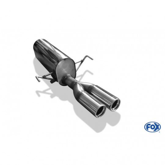 Fox Sportauspuff koncový tlumič výfuku s koncovkou 2x76 Typ 13 pro Opel Astra H s motorem 1.2, 1.3 CDTI, 1.4, 1.6, 1.7 CDTI, 1.8, 1.9 CDTI, Kombi Fox Sportauspuff koncový tlumič výfuku s koncovkou 2x76 Typ 13 pro Opel Astra H s motorem 1.2, 1.3 CDTI, 1.4, 1.6, 1.7 CDTI, 1.8, 1.9 CDTI, Kombi