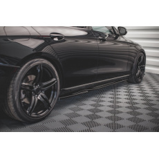 Maxton Design difuzory pod boční prahy pro Mercedes třída E W213/Standard, černý lesklý plast ABS