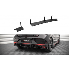 Maxton Design "Street Pro" difuzor zadního nárazníku pro Hyundai i20 N Mk3, plast ABS bez povrchové úpravy, s červenou linkou Maxton Design "Street Pro" difuzor zadního nárazníku pro Hyundai i20 N Mk3, plast ABS bez povrchové úpravy, s červenou linkou