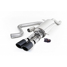 Milltek Sport homologovaný výfuk cat-back GPF Back pro Ford Fiesta Mk8/Mk8.5 ST 1.5 EcoBoost 200PS (Post Sept 2020 Models Only) 2020-2024, Jet-90 karbonové koncovky