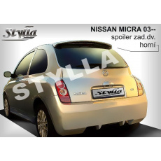 Stylla spoiler zadních dveří Nissan Micra (2003 - 2010)