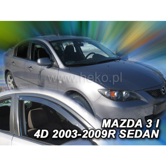 HEKO ofuky oken Mazda 3 I 5dv (2003-2009) přední