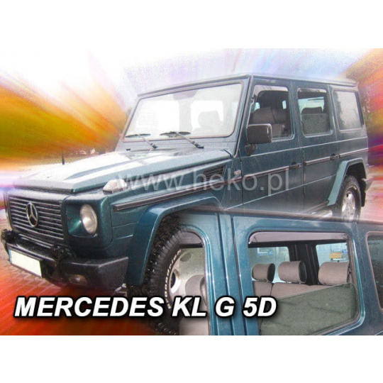 HEKO ofuky oken Mercedes Benz G II W463 5dv (1990-2018) přední + zadní