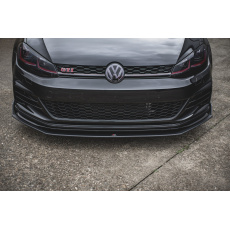 Maxton Design "Racing durability" spoiler pod přední nárazník pro Volkswagen Golf GTI TCR Mk7 Facelift, plast ABS bez povrchové úpravy