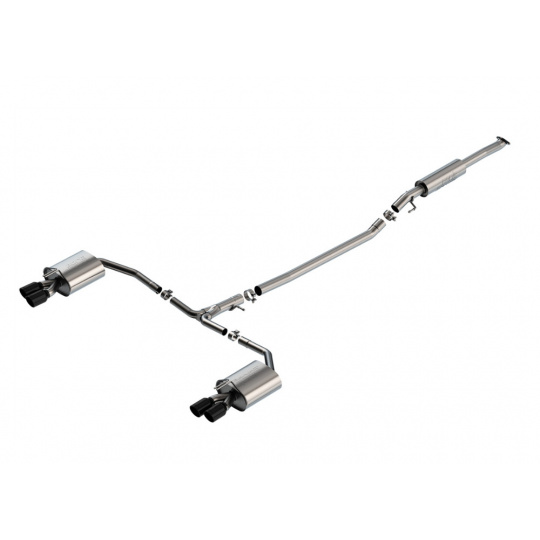 Borla Cat-Back výfukový systém "S-Type" pro Hyundai Sonata N Line 2,5L, FWD, 4-dveř., 2021-2023, typ koncovek: černé