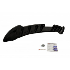 Maxton Design spoiler pod zadní nárazník s žebrováním pro Seat Ibiza Mk4, černý lesklý plast ABS Maxton Design spoiler pod zadní nárazník s žebrováním pro Seat Ibiza Mk4, černý lesklý plast ABS