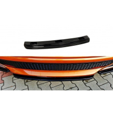 Maxton Design středový spoiler zadního nárazníku bez žebrování pro Honda Civic Mk8 Type-S/R, černý lesklý plast ABS