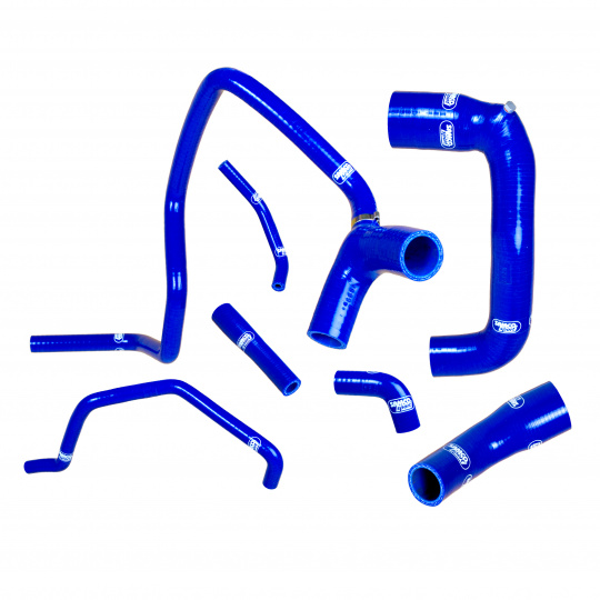 Samco Sport 9-dílná sada silikonových hadic pro vedení chladicí kapaliny pro Rover 220  Turbo Coupe/Gsi s klimatizací, barva: modrá