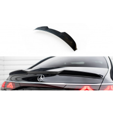 Maxton Design prodloužení spoileru 3d pro Mercedes třída E W214/AMG-Line, černý lesklý plast ABS