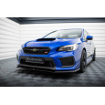Maxton Design spoiler pod přední nárazník pro Subaru Wrx STI Mk1 Facelift, černý lesklý plast ABS